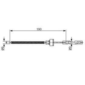 Bosch Vajer, parkeringsbroms 1 987 482 561