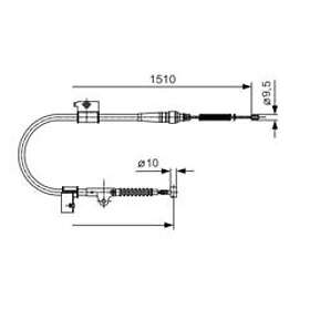 Bosch Vajer, parkeringsbroms 1 987 482 050