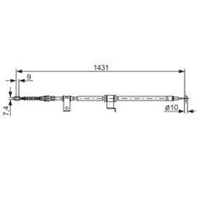 Bosch Vajer, parkeringsbroms 1 987 482 293