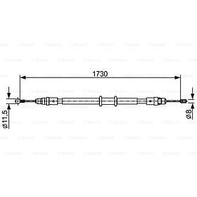 Bosch Vajer, parkeringsbroms 1 987 482 549