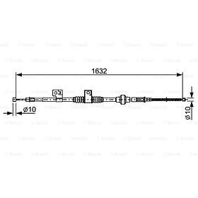 Bosch Vajer, parkeringsbroms 1 987 482 519