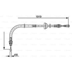 Bosch Vajer, parkeringsbroms 1 987 482 710