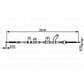 Bosch Vajer, parkeringsbroms 1 987 482 516