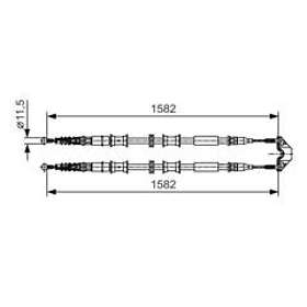 Bosch Vajer, parkeringsbroms 1 987 482 138