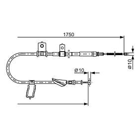 Bosch Vajer, parkeringsbroms 1 987 482 351