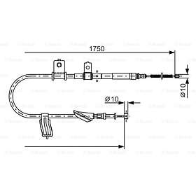 Bosch Vajer, parkeringsbroms 1 987 482 352