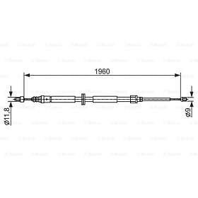 Bosch Vajer, parkeringsbroms 1 987 482 432