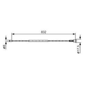 Bosch Vajer, parkeringsbroms 1 987 477 661