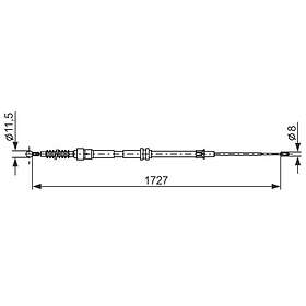 Bosch Vajer, parkeringsbroms 1 987 482 872