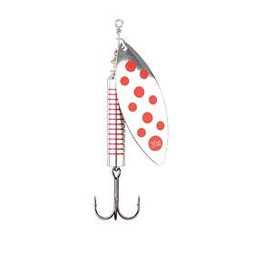 D.A.M almon Spinner Silver/Red 3Silver Red