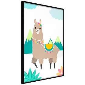 Artgeist Poster Affisch Unusual Lama [Poster] 40x60 A3-DRBPRP1405l_cr
