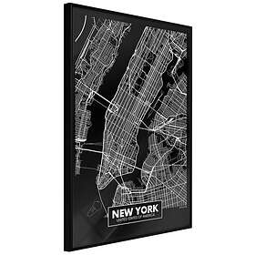 Artgeist Poster Affisch Negative New York Map: [Poster] 30x45 A3-DRBPRP1285m_cr