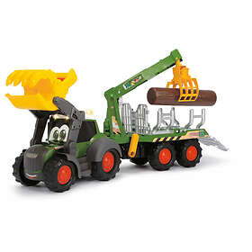 Dickie Toys ABC Fendt traktor med Tømmer