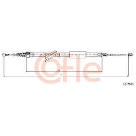 Cofle Vajer, parkeringsbroms 10.7561