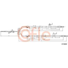 Cofle Vajer, parkeringsbroms 17.0690
