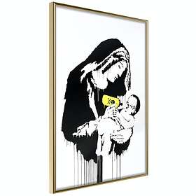 Artgeist Poster Affisch Nursing Mother 20x30cm Guld Ram