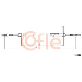 Cofle Vajer, parkeringsbroms 10.9442