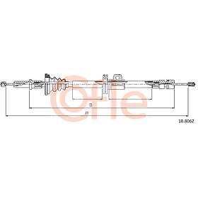 Cofle Vajer, parkeringsbroms 10.8062