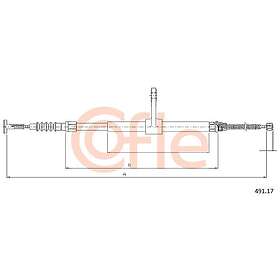 Cofle Vajer, parkeringsbroms 491.17