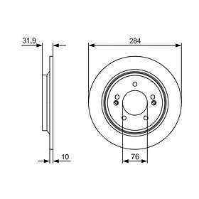 Bosch Bromsskiva 0 986 479 V09