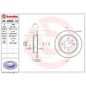 Brembo Bromsskiva 08.6899.10