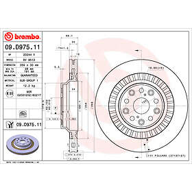 Brembo Bromsskiva 09.D975.11