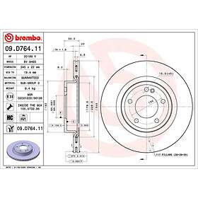 Brembo Bromsskiva 09.D764.11