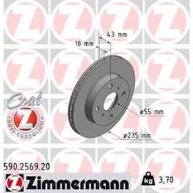 Otto Zimmermann Bromsskiva 590.2569.20