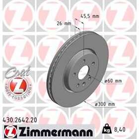 Otto Zimmermann Bromsskiva 430.2642.20
