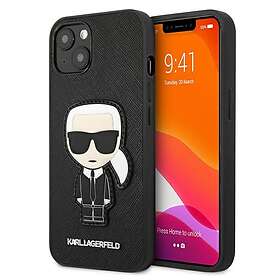 Karl Lagerfeld KLHCP13SOKPK iPhone 13 mini Saffiano Ikonik `s Patch