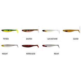 SLIM ShadTeez V2 22cm 53g Motoroil Burbot Box w. 16pcs