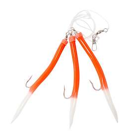 Wiggler Gummi Makk #10/0 Röd/Lys