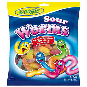 Woogie Sour Worms 250g