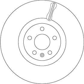 TRW Bromsskiva DF6939S