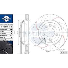 Rotinger Bromsskiva RT 20208HP-GL T5