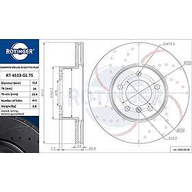 Rotinger Bromsskiva RT 4513-GL T5