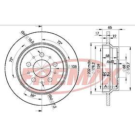 Fremax Bromsskiva BD-1674
