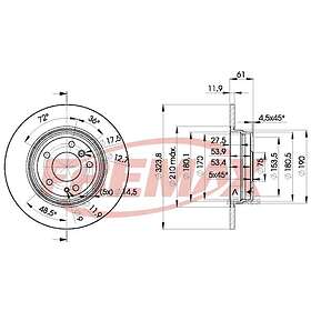 Fremax Bromsskiva BD-9900
