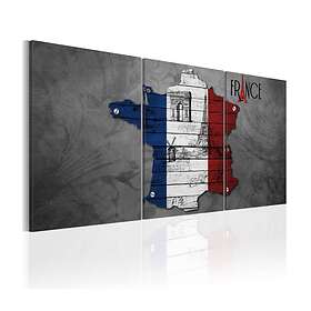 Arkiio Tavla All about France 60x30 A3-N2072