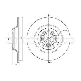Cifam Bromsskiva 800-865C