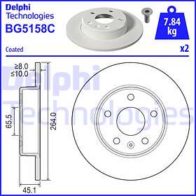 Delphi Auto Parts Bromsskiva BG5158C