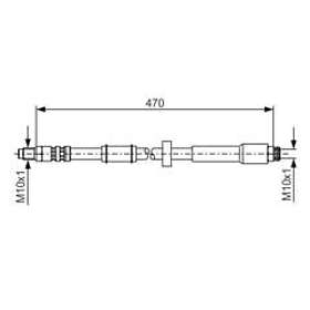 Bosch Bromsslang 1 987 481 004