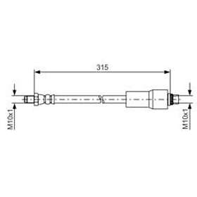 Bosch Bromsslang 1 987 476 432