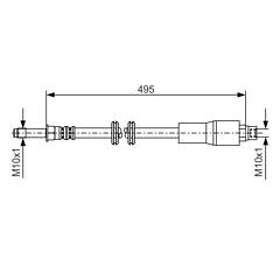 Bosch Bromsslang 1 987 481 005
