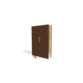 Zondervan: NASB, Thinline Bible, Large Print, Leathersoft, Brown, Red Letter, 19