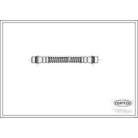 Corteco Bromsslang 19018890