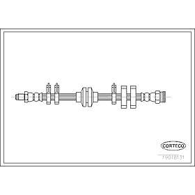 Corteco Bromsslang 19018131