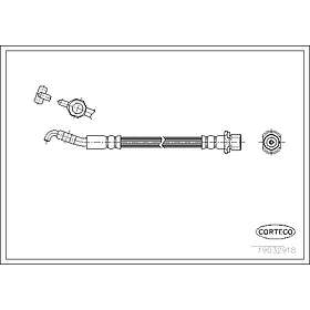 Corteco Bromsslang 19032918