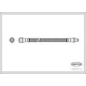 Corteco Bromsslang 19031170