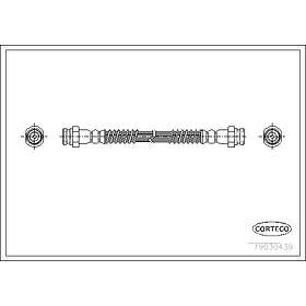 Corteco Bromsslang 19030439
